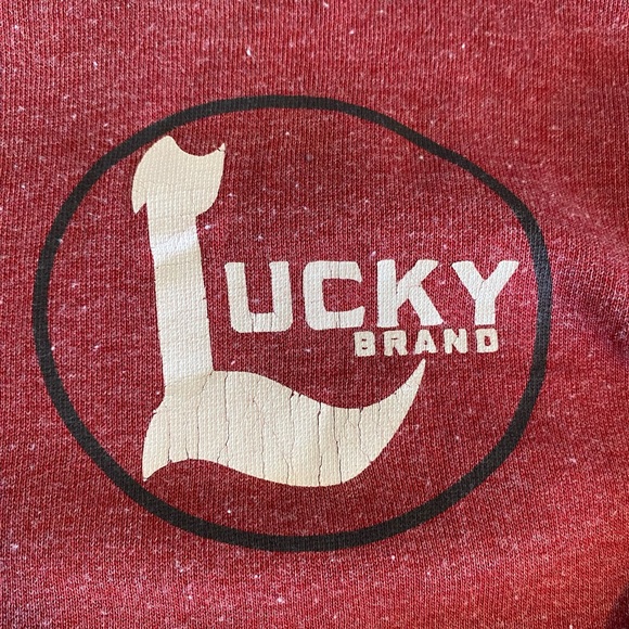 Lucky Brand Venice Burnout Sweatshirt Size L - Picture 4 of 7